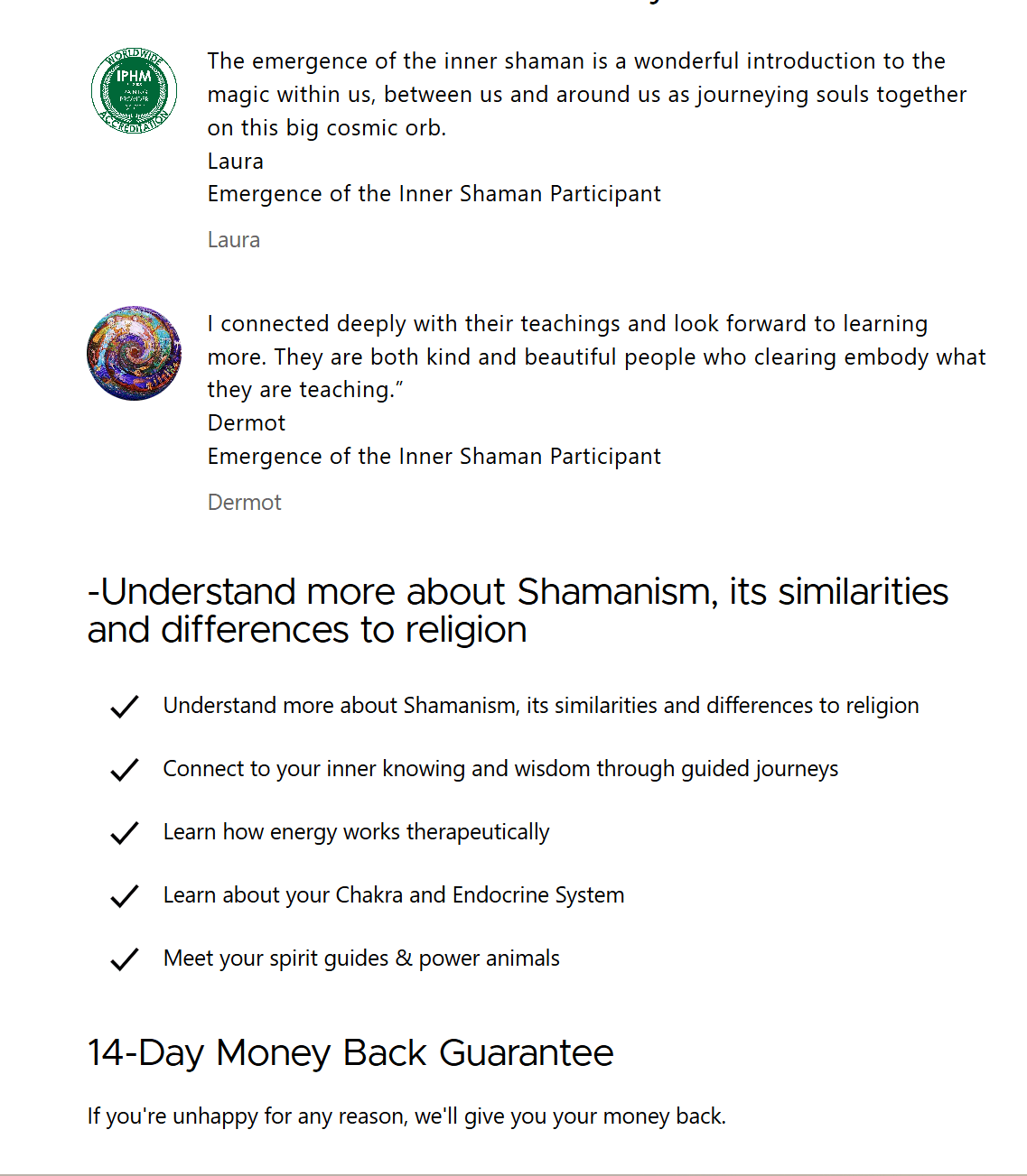 We are delighted to announce our sucessful Shamanism Introductory Course ” The Emergence of the Inner Shaman” is now available&nbsp;online.